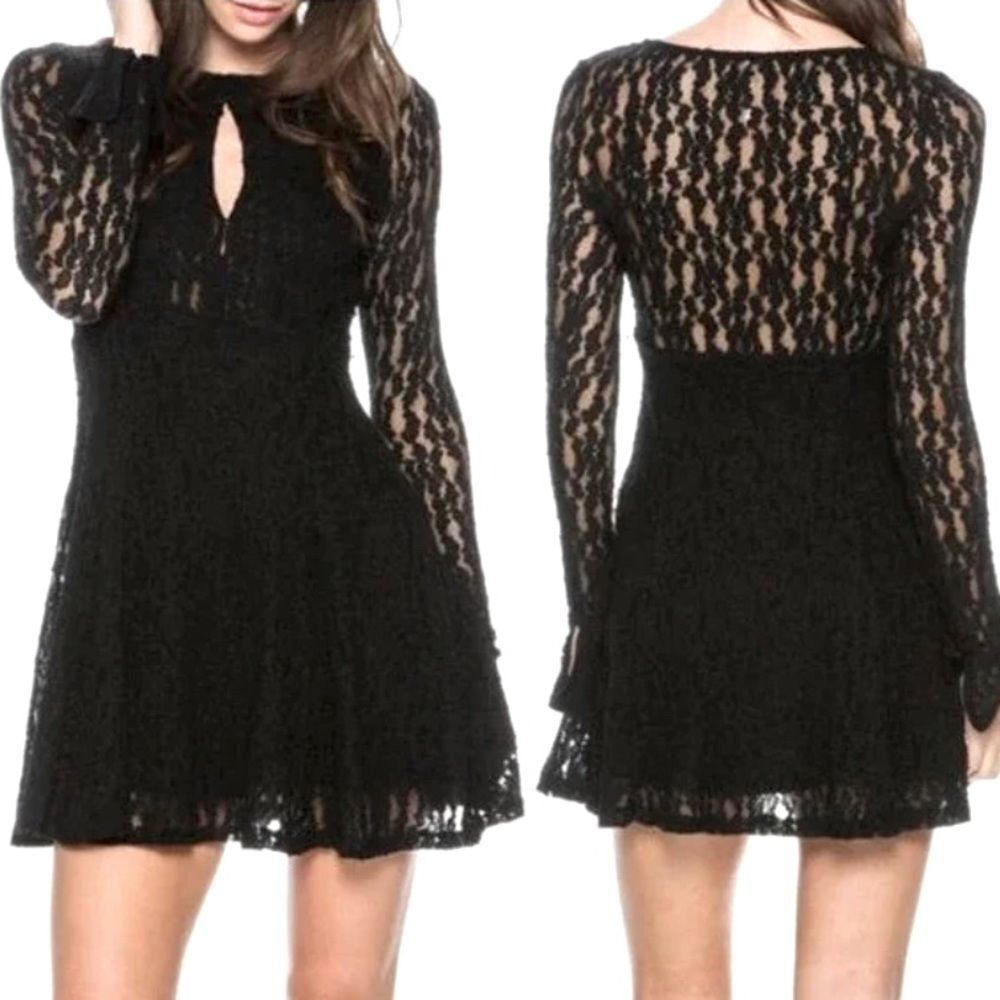 NWT Free People Teen Witch Lace Mini Dress